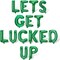 16in St Patricks Day Party Decorations Balloons-Classic Shamrocks Green LETS GET LUCKED UP St Patricks day Inflatables Lucky Irish Balloons Decor Saint Patricks Day&Green party Decorations